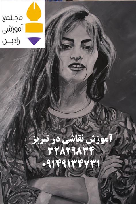 نقاشی چهره اثر رسول رضائی